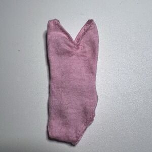 Vtg 11" Fashion Doll Pink Leotard Swimsuit